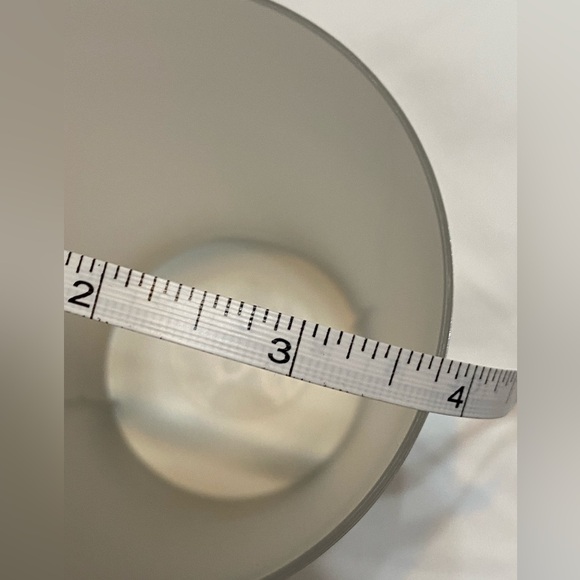 Elegant Frosted Grey Plastic cups set of 8 - Picture 4 of 4